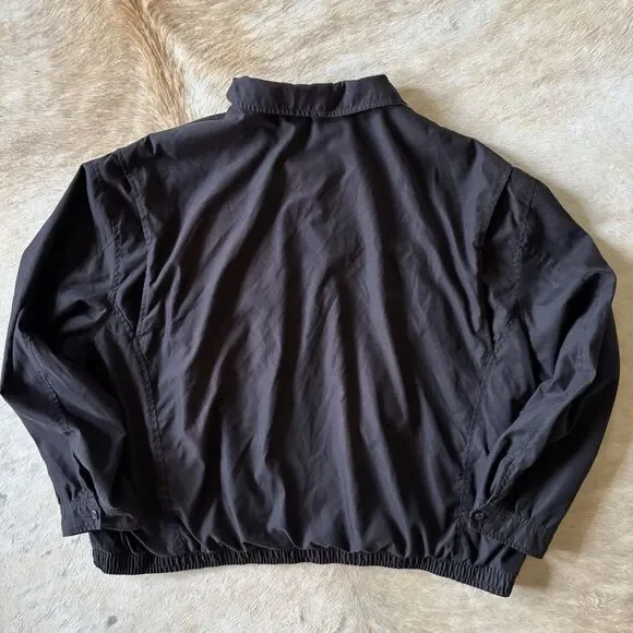 Vtg Polo Ralph Lauren Jacket Men 4XL Black Herrington Plaid Full Zip Golf Bomber - Picture 13 of 16